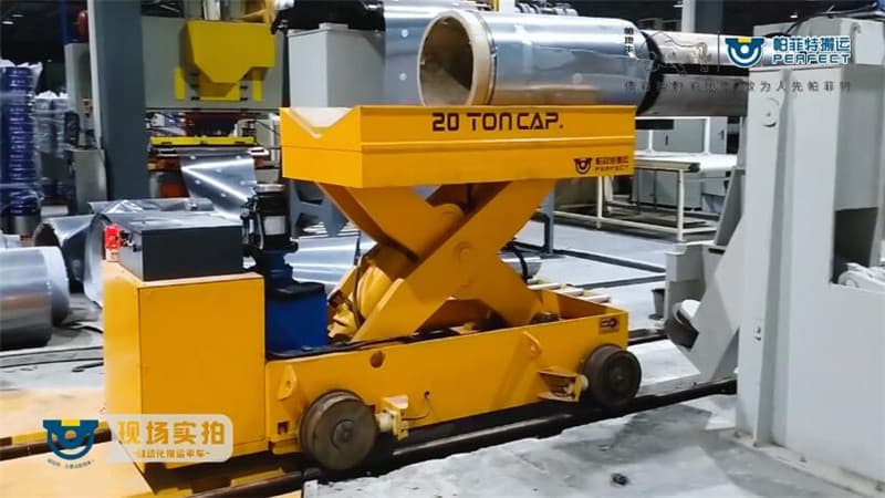 Motorized Die Cart With Flat Deck 6 Tons